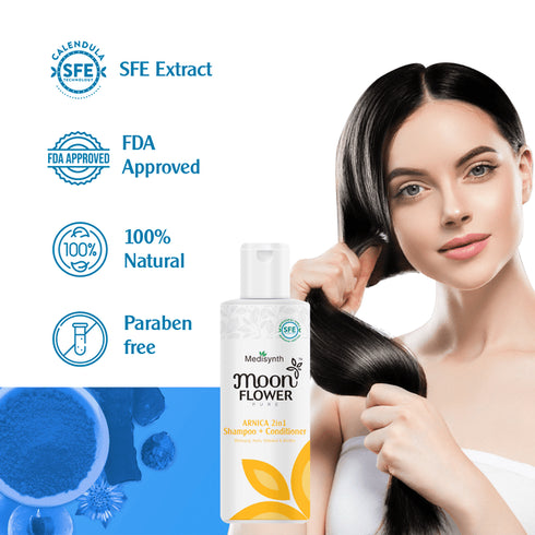 Medisynth Moonflower Arnica 2 in 1 Shampoo + Conditioner 200ml